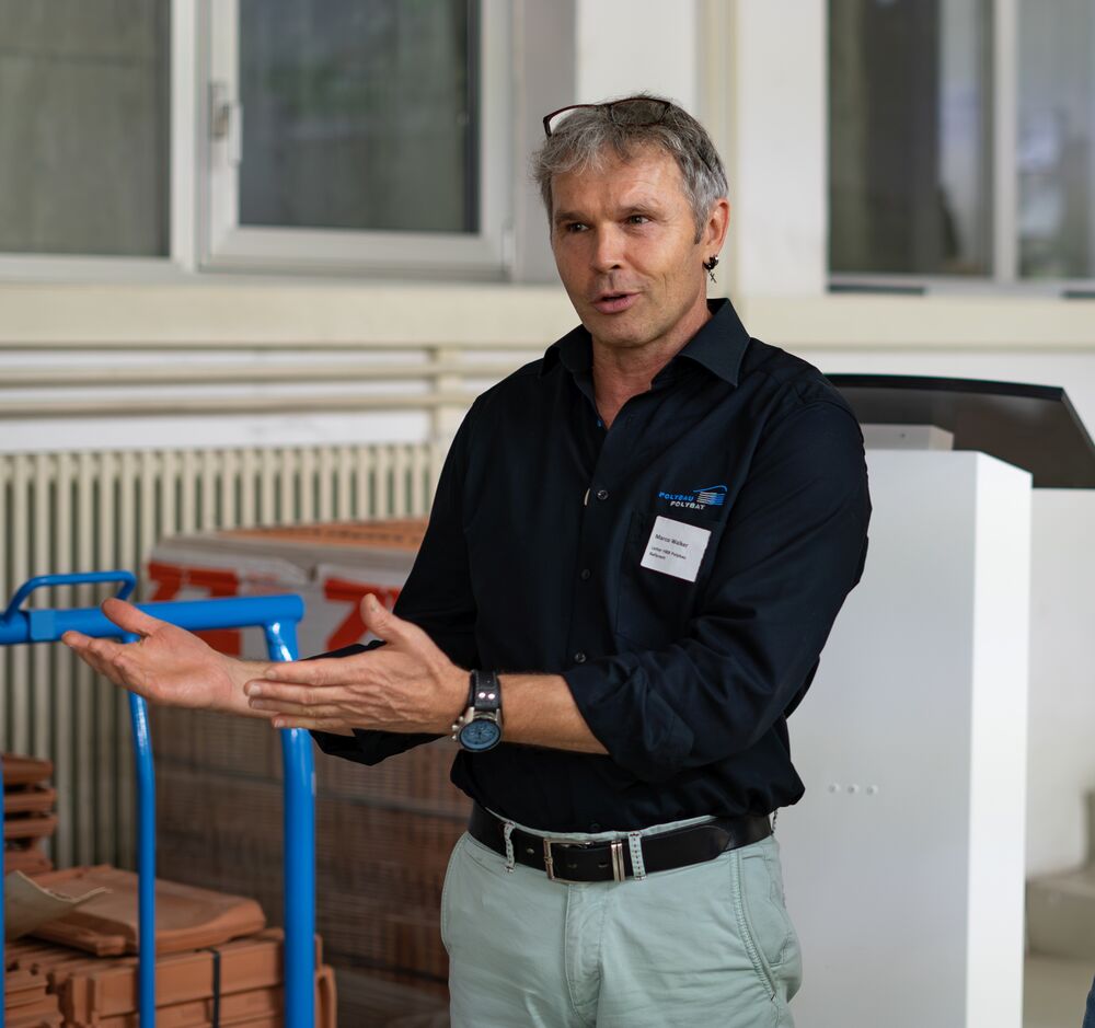 Marco Walker, Leiter Höhere Berufsbildung BZ Polybau. (Fotos: Michael Küng)